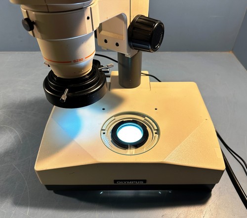 Olympus Trinocular Stereo SZ60 Microscope SZH-ILLD Base SZ-STS Arm SZ-PT Camera - Picture 5 of 11