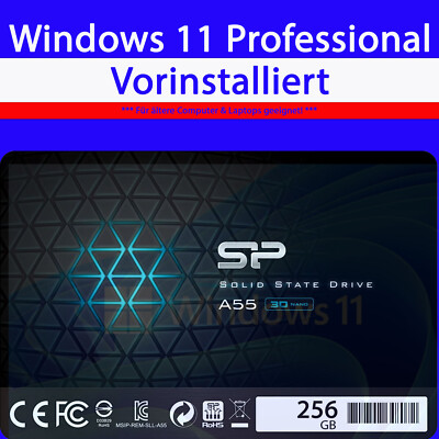 Windows 11 Pro für ältere Geräte auf 256GB-SSD Festplatte 