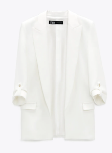 white blazer ebay