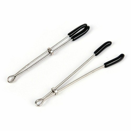 Adjustable Nipple Clamps Clips SM BDSM Fetish Metal Bondage Toys UK - Picture 8 of 52