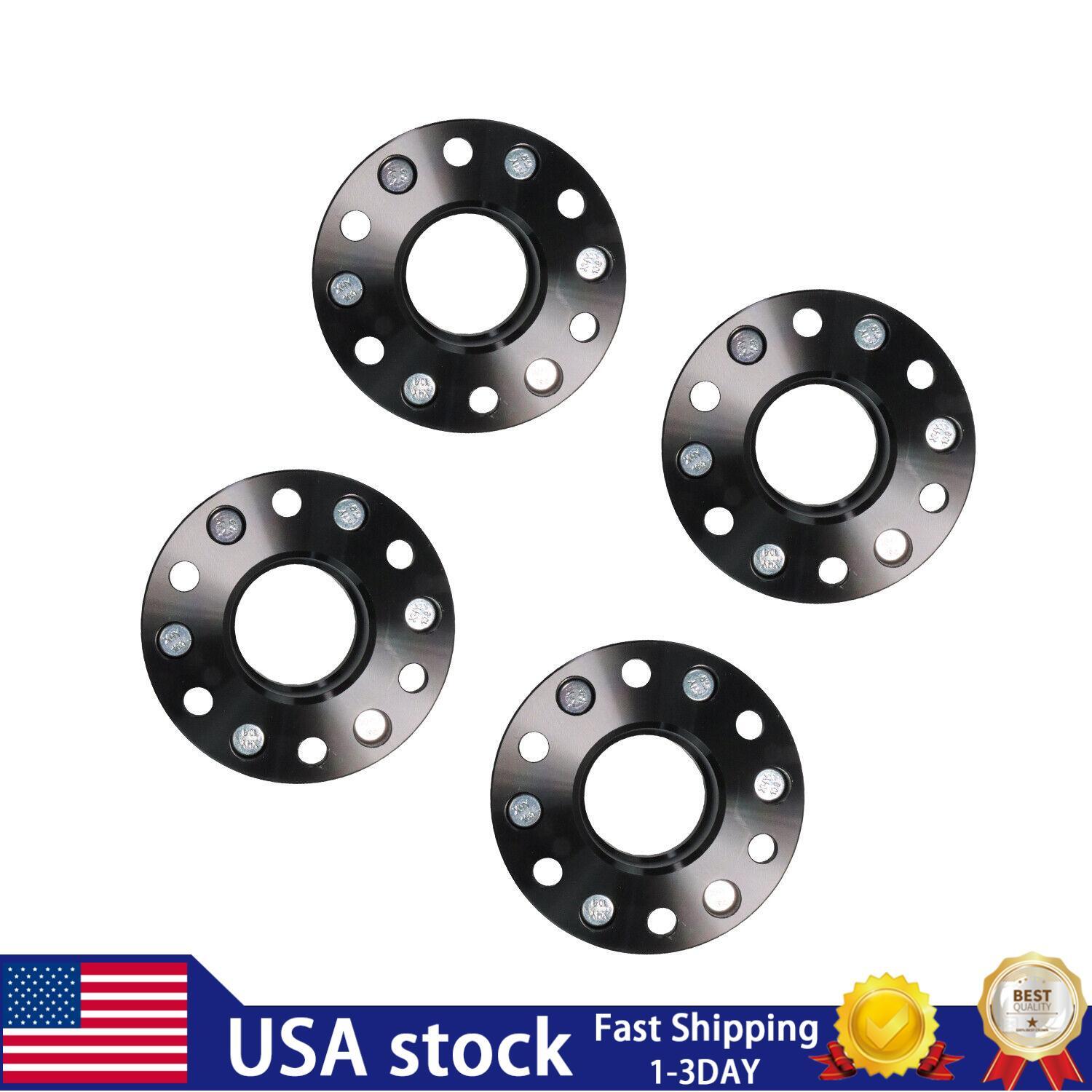 4PC Wheel Spacers 1.25in 6x5.5 14x1.5 Studs 78.1mm Hub Bore Black Wheel Adapters