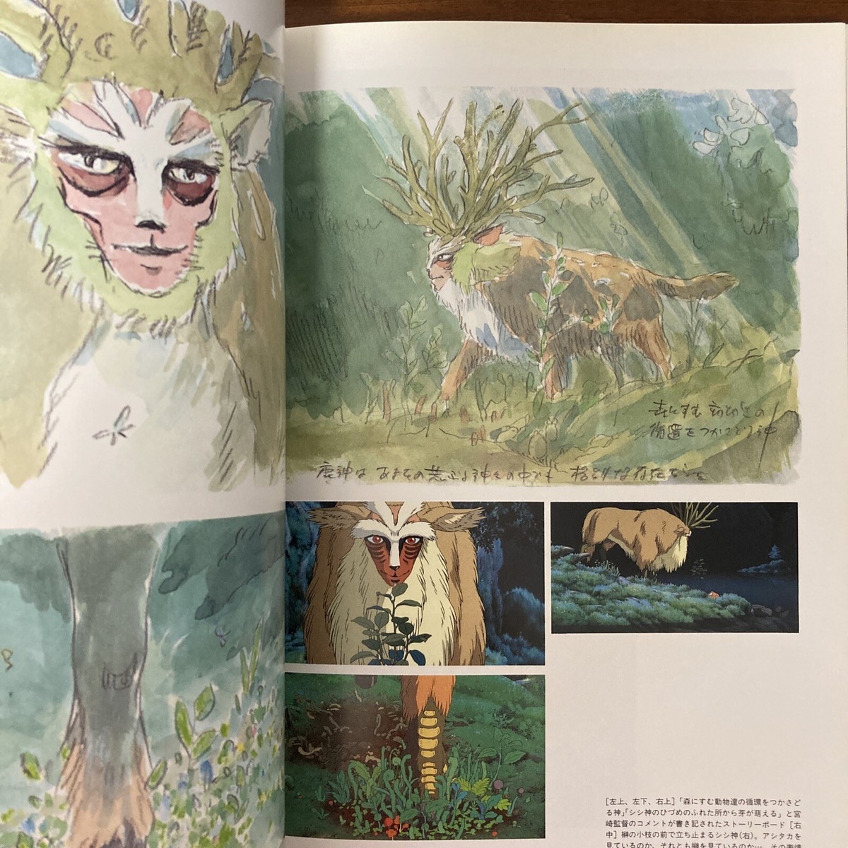 The Art of Princess Mononoke Studio Ghibli Art Book Hayao Miyazaki