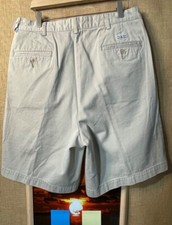 Polo Ralph Lauren Chino men  s beige pleated shorts 33  