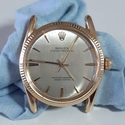 Vintage Rolex Bombay 14K Yellow Gold 