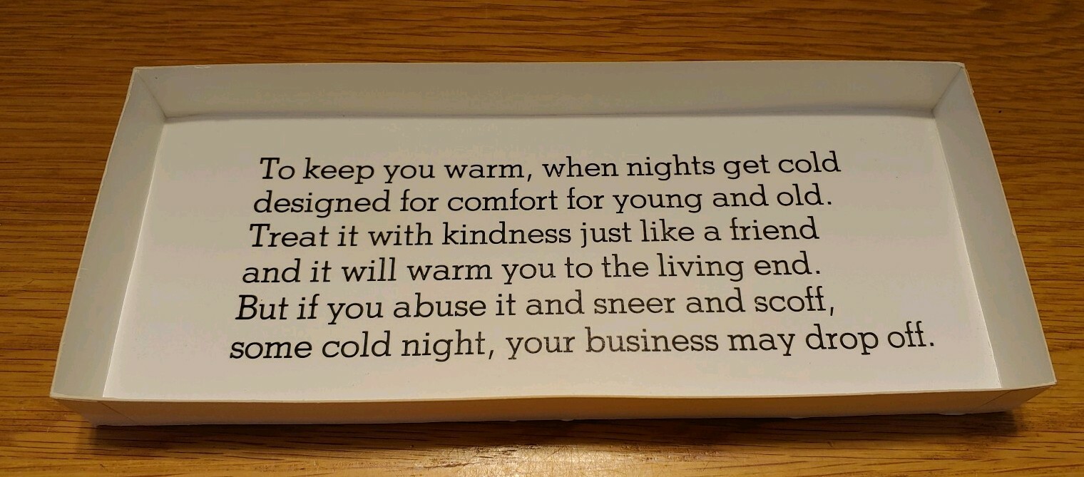 Willy Warmer Cock Sock Peter Heater Vintage Novelty Gag Gift in Box w