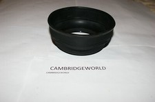 MAMIYA RB67 77mm SCREW in RUBBER COLLAPSIBLE LENS HOOD SHADE for 127mm-250mm