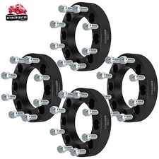 4 Pcs1.5 8x6.5 To 8x180 8 Lug Wheel Spacers Adapter For Chevy Gmc Savana 2500