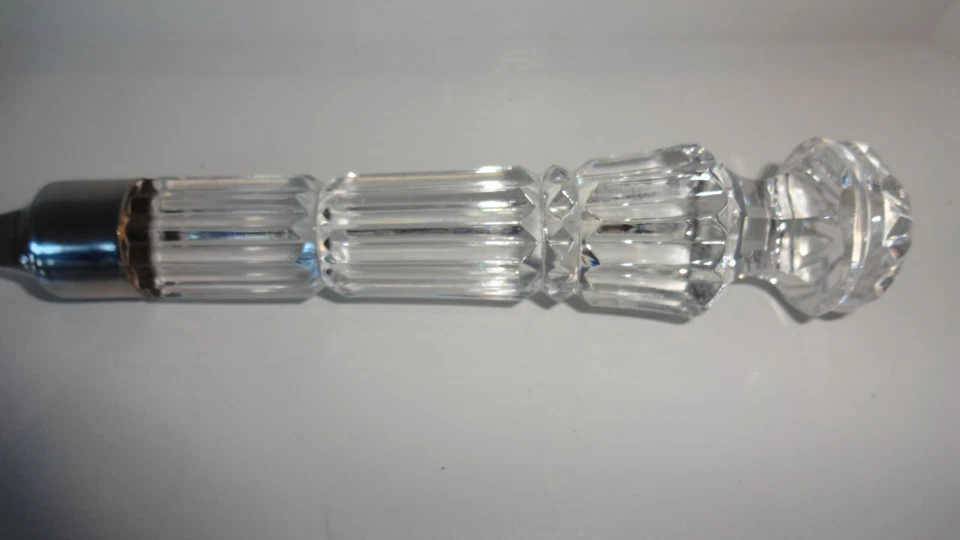 *DE COLECCIÓN* Waterford Cristal WAT 01 Queso Avión/Cuchillo 10 1/4" Hecho en IRLANDA Foto 2 de 4