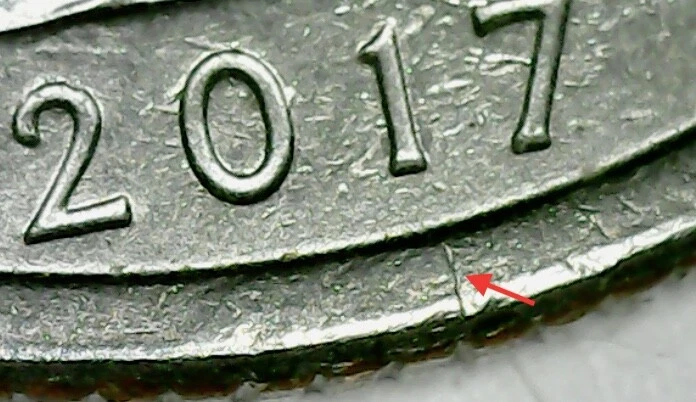 one-of-a-kind 2017 rare quarter with major errors. RARE! beautiful coin! - Image 4 of 4