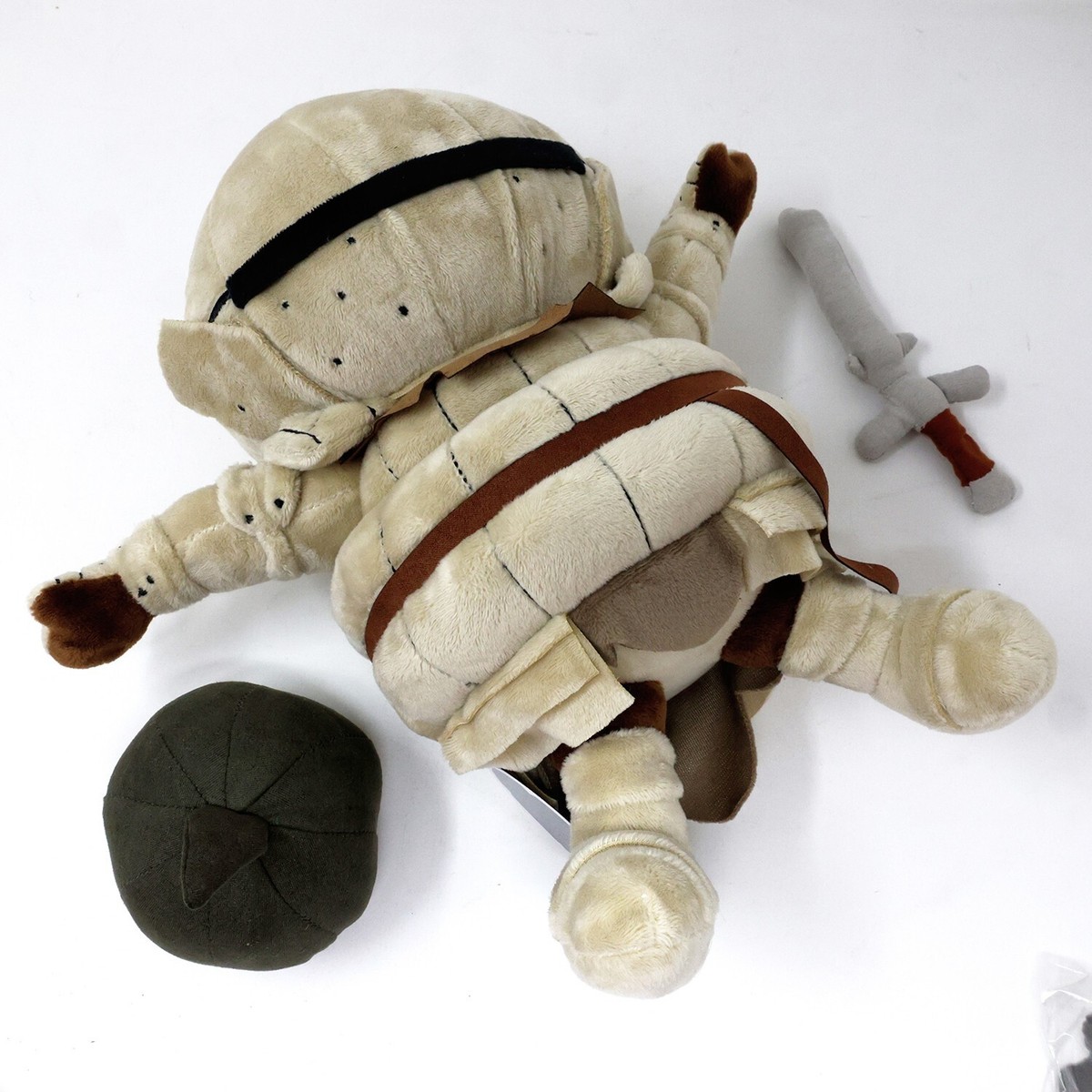 Dark Souls Siegmeyer Plush Doll Figure Sword Shield Official 11