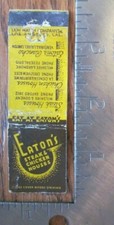 LOS ANGELES, CALIFORNIA: EATON'S RESTAURANT (1934-43 MIDGET MATCHBOOK) -D18