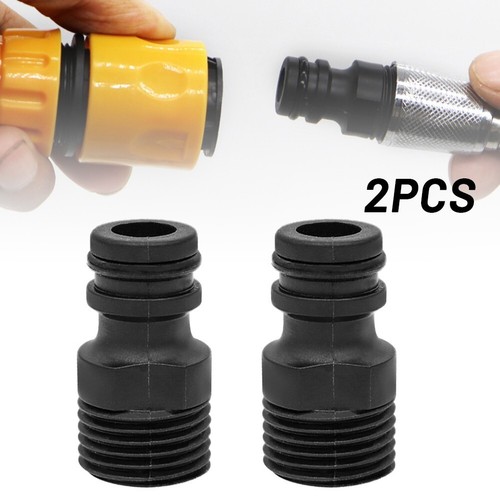 2PC 1/2 Threaded Tap-Adaptor Garden Water Hose-Quick Pipe Connector Fitting - Picture 12 of 24