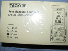 NEW in the Box Tacklife HD60 Laser Distance Meter , Test Measure & Inspect