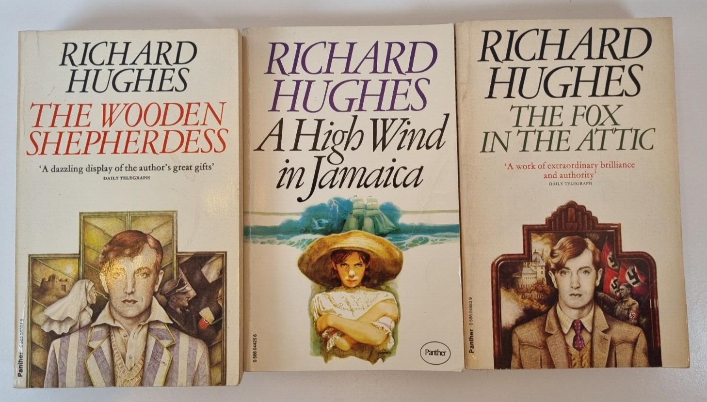 Richard Hughes The Fox In The Attic Wooden Shepherdess High Wind 3 Vintage Books