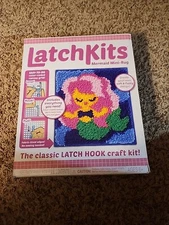 Latch Kits *Mini Rug*Wall Hanging* NEW In Open Box*Mermaid