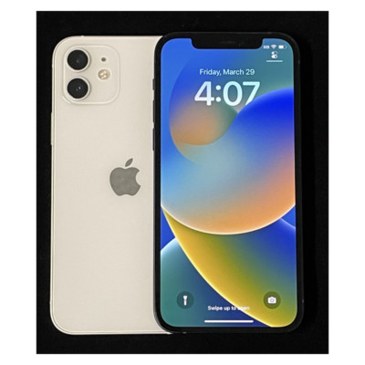 Apple iPhone 12 128GB|64GB White / Blue Factory Unlocked ATT Verizon 5G LTE