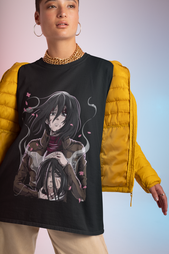 Attack On Titan Shirt Eren Mikasa Tshirt Levi T-Shirt AOT Erwin Hange Armin Tee - Picture 3 of 6