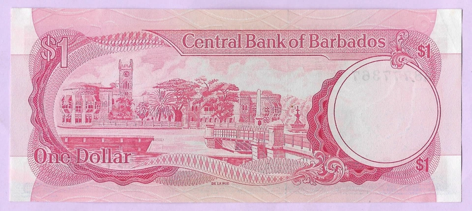 1 Dollar BARBADE 1973, P-29a, aUNC, 1 $ BARBADOS 1973, SJ Prescod, Exocet Commun - Photo 2/2