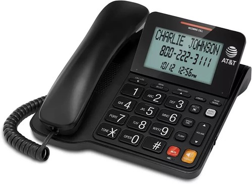 AT&T CL2940 Landline Corded Phone Desk Wall Telephone Caller ID Speakerphone - Photo 3/4