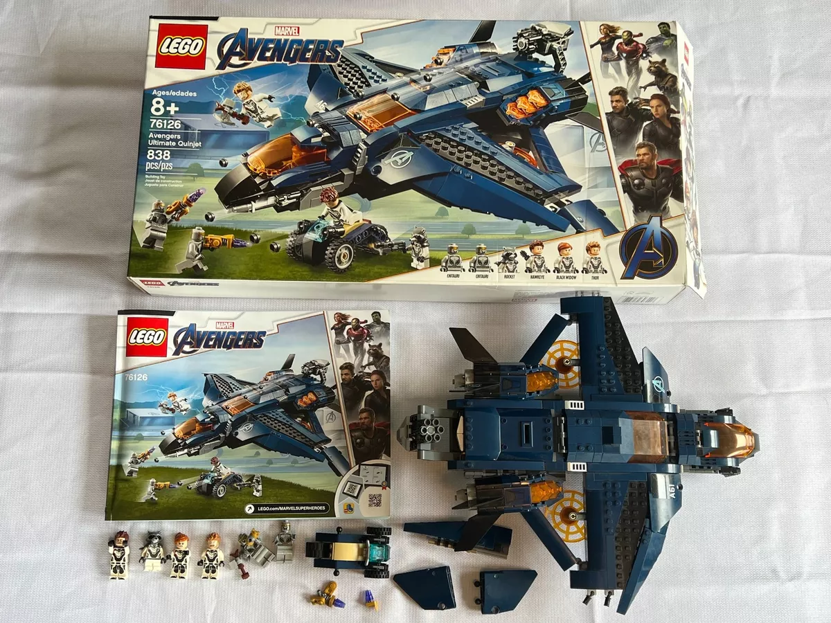 kølig ulykke Op LEGO Marvel Super Heroes Avengers Ultimate Quinjet #76126 | eBay