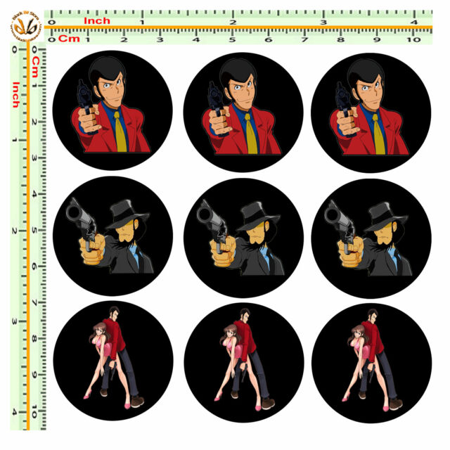 Adesivi targa lupen gijen comics auto moto sticker license plate 9 pz. Adesivi targa lupen gijen comics auto moto sticker license plate 9 pz.