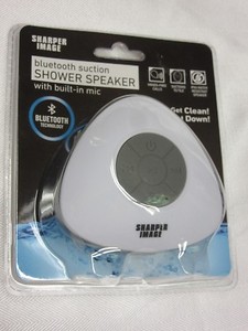 sharper image bluetooth shower speaker