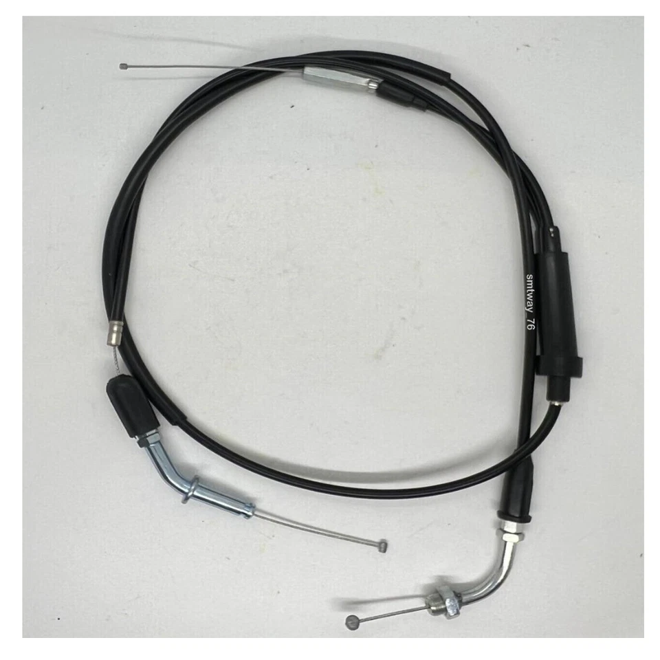 Se adapta a Yamaha DT125 DT175 cable del acelerador ORIGINAL JAPÓN conjunto nuevo Foto 3 de 4