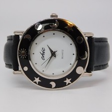 Chic LCH037 Black Tone Quartz Analog Women's Watch New Battery