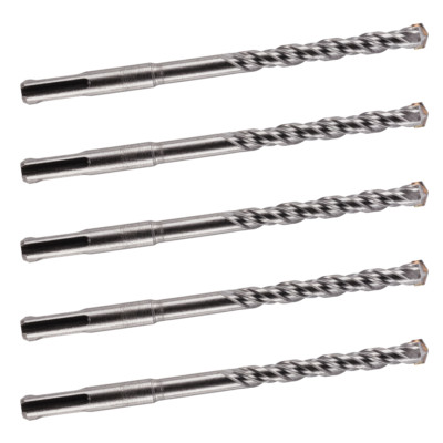5 Stück - 12 mm x 160 mm lang SDS Plus Steinbohrer TCT für Ziegel Stein etc.