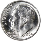 ✅1964 P Roosevelt Dime Last Year of 90% Silver BU From OBW Bank Roll Super Clean — photo 3