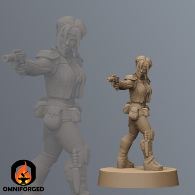 Star Wars Legion Mira KOTOR Miniature 3D Printed Resin Mini Proxy