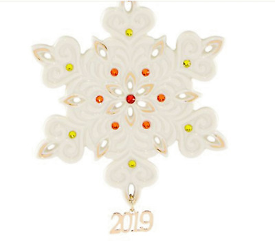 LENOX 2005 annual GEMMED SNOWFLAKE Ornament NEW in BOX with COA Jeweled 