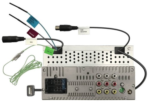 Kenwood Digital Autoradio DAB+ Bluetooth für Toyota RAV 4 II 2000-2006 schwarz - Bild 5 von 5