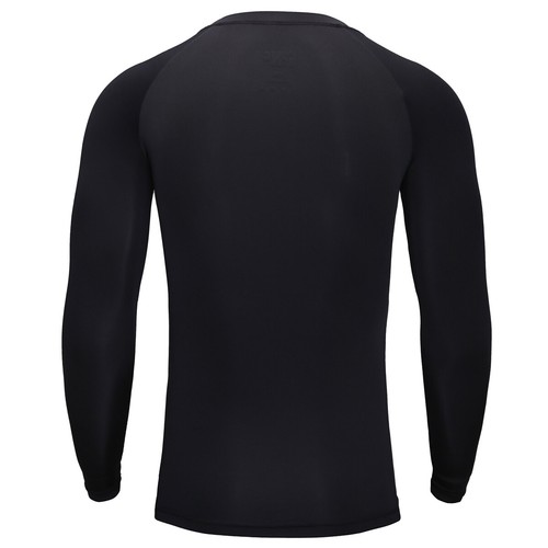 Hombre Deporte Cálido Manga Larga Rendimiento Humedad Absorbiendo Camiseta Gimnasio Apretado US - Imagen 14 de 20