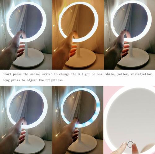 Kosmetikspiegel LED Beleuchtung Touch Dimmbar Schminkspiegel mit 5× Spiegel - Bild 5 von 14
