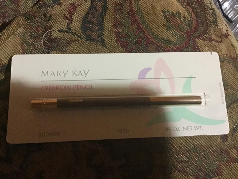 Mary Kay WOODEN BROW DEFINER PENCIL -Black/White/Signature Box .04 oz BNIB/NWOB - Image 3 of 3