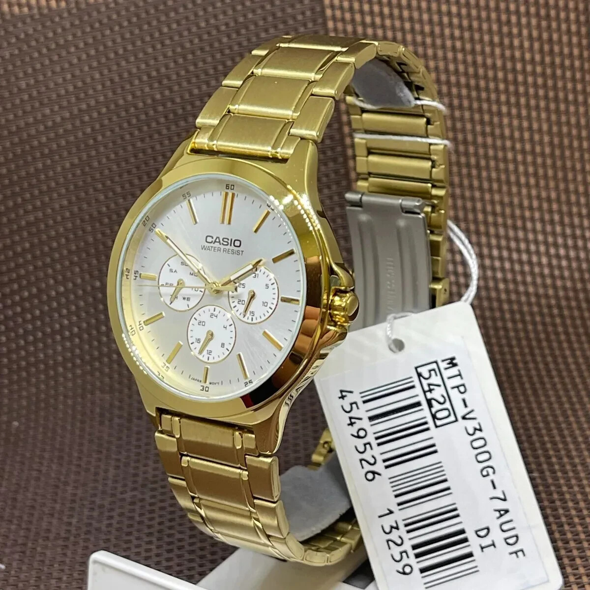 Casio Multi-Dial Stainless Steel Men's Watch MTP-V300G-7A | eBay
