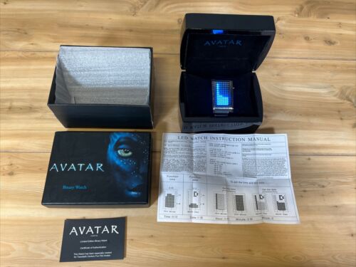 SUPER RARE 20th Century Fox film Avatar Avatar Binary Watch Limited Edition - Afbeelding 1 van 13