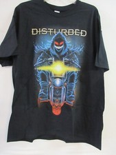 DISTURBED OFFICIAL MERCH MOTORCYCLE CONCERT MUSIC T-SHIRT EXTRA LARGE