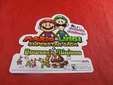 Mario & Luigi Superstar Saga + Bowser's Minions Nintendo 3DS Display Sticker