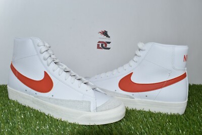 Nike Men's Blazer Mid '77 Vintage Size 14 Bq 6806-110 WHITE/MANTRA ORANGE-SAIL