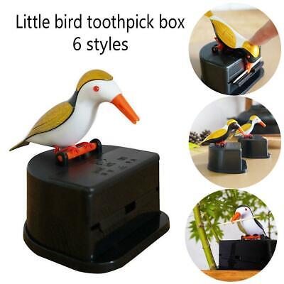 Cute Hummingbird Toothpick Dispenser Automatic Bird Toothpick Box FAST UK