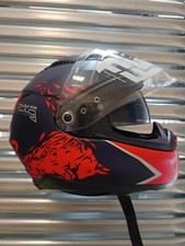 Casco integrale HJC fibra tricomposita grafica Red Bull tg.M