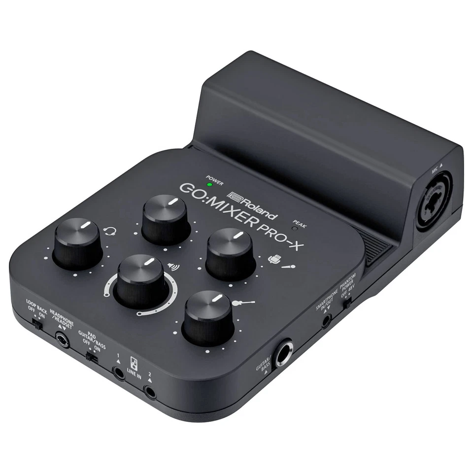 Roland GO:Mixer Pro-X Audio-Interface für Mobilgeräte + keepdrum Kopfhörer - Bild 3 von 4