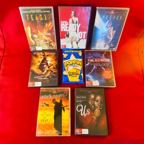Horror DVDs Scary Movies Chilling Drop Down R4 Buy Bundle of 7 = Free Popcorn!! - Picture 1 of 152