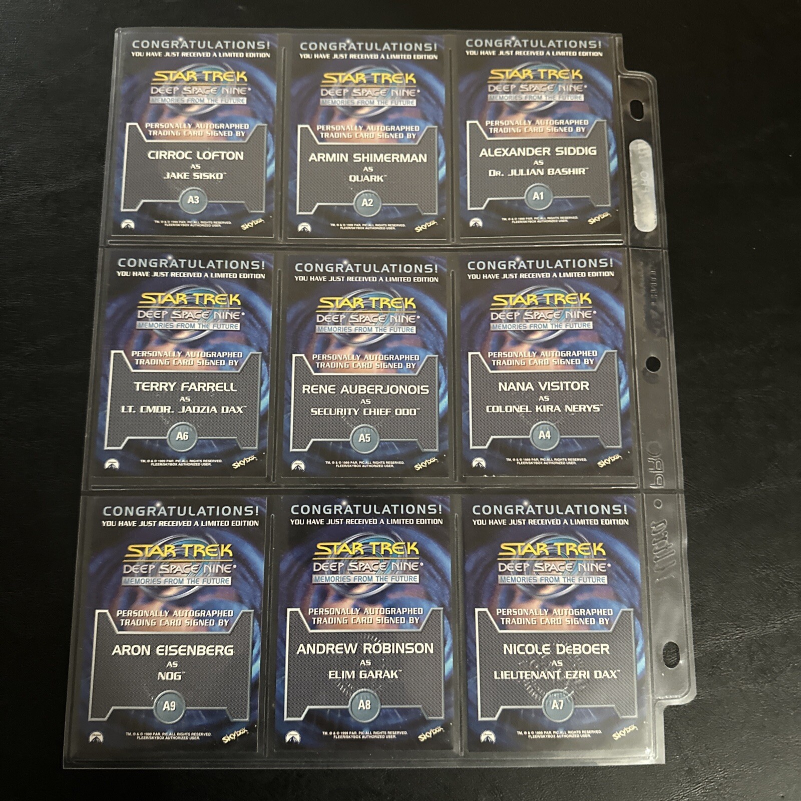 1999 Star Trek Deep Space Nine Memories from the Future DS9 Complete Master Set - Picture 11 of 24