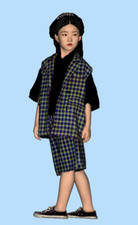 Diorama Props Resin 1/18 Fashion Little Girl 283 Doll Miniature Scene Figure Toy