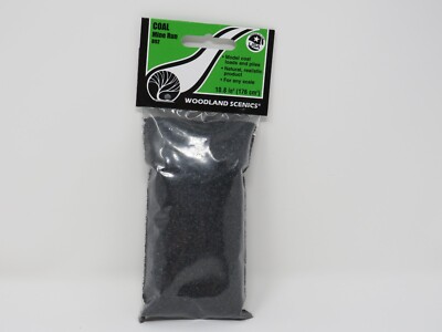 Woodland Scenics 92 Mine Run Coal for Freight Car Loads Model Railroad Scenery