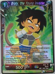 Broly, the Young Invader BT13-026 Supreme Rivalry Dragon Ball Super Foil Common