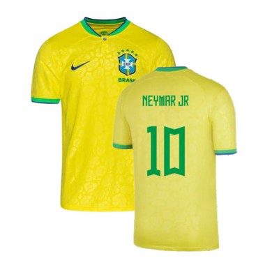 Kids Football Shirt Yellow 2022-2023 Brazil Little Boys Home